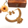 Beautiful Gold-toned Traditional Necklace J098