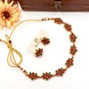 Lotus necklace multicolour J234
