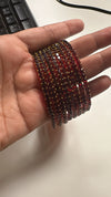 Glass bangle 8pc J011
